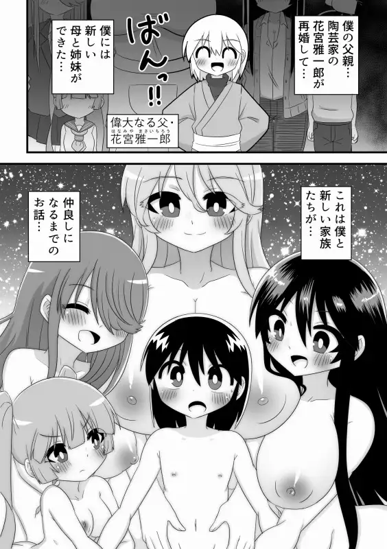 花宮一家の日常~父親が再婚してHな家族が増えちゃった少年の話~