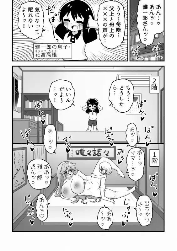 花宮一家の日常~父親が再婚してHな家族が増えちゃった少年の話~