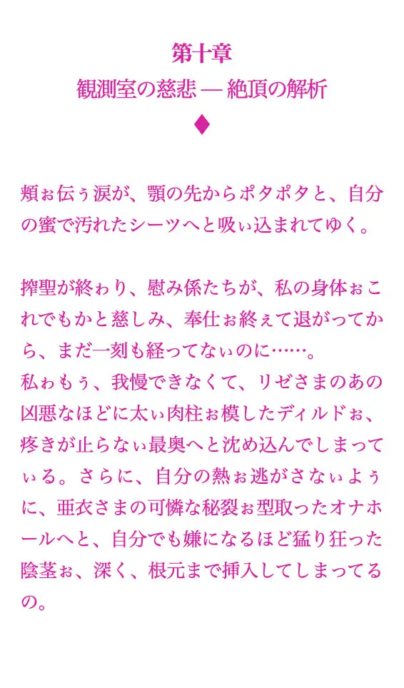 聖フタナリ王国誌 第十章(八巻) 観測室の慈悲