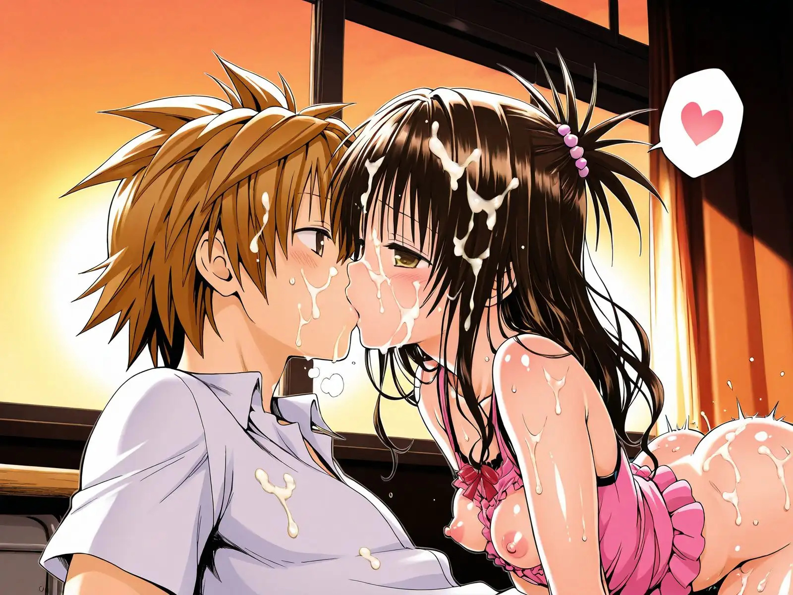 【CG集TY1対応】【ボイス作品TY2】【アクシデンTo LOVE】【私服,学校】黒髪ロング微ウェーブ貧乳ブラコン実妹女学生柚子ちゃんと学校でドキドキラブラブエッチ