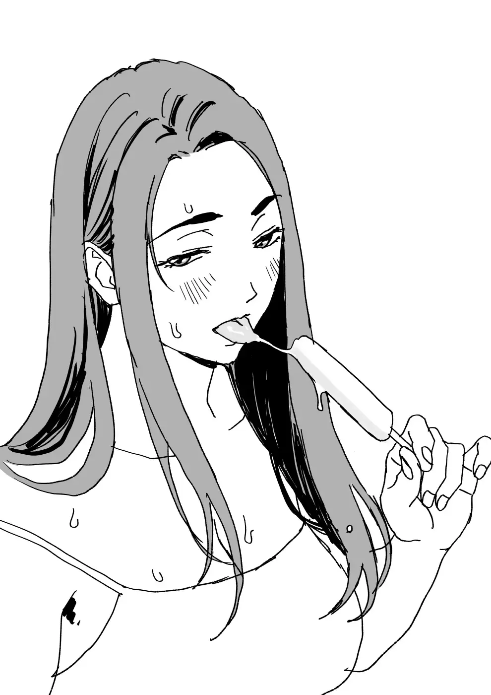 チンポとアイス エッチなミルクドーロ