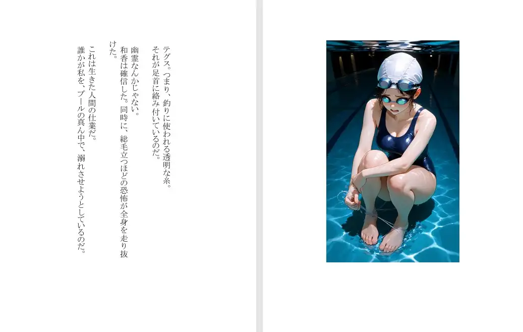 【本格短編官能小説】エロティック・ミステリー 水の中で、してみなよ