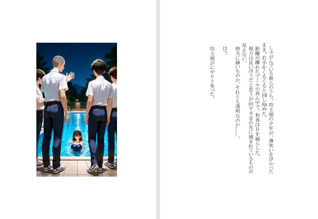 【本格短編官能小説】エロティック・ミステリー 水の中で、してみなよ