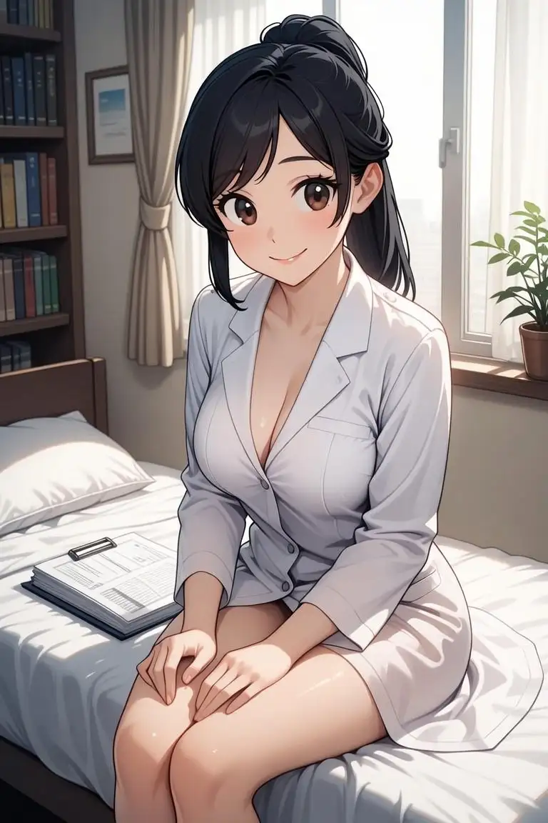 【年上お姉さん×女医】往診の女医さんは、二人きりの診察でだけ熱を上げる ―療養の夜、白衣を脱いだ年上の先生―