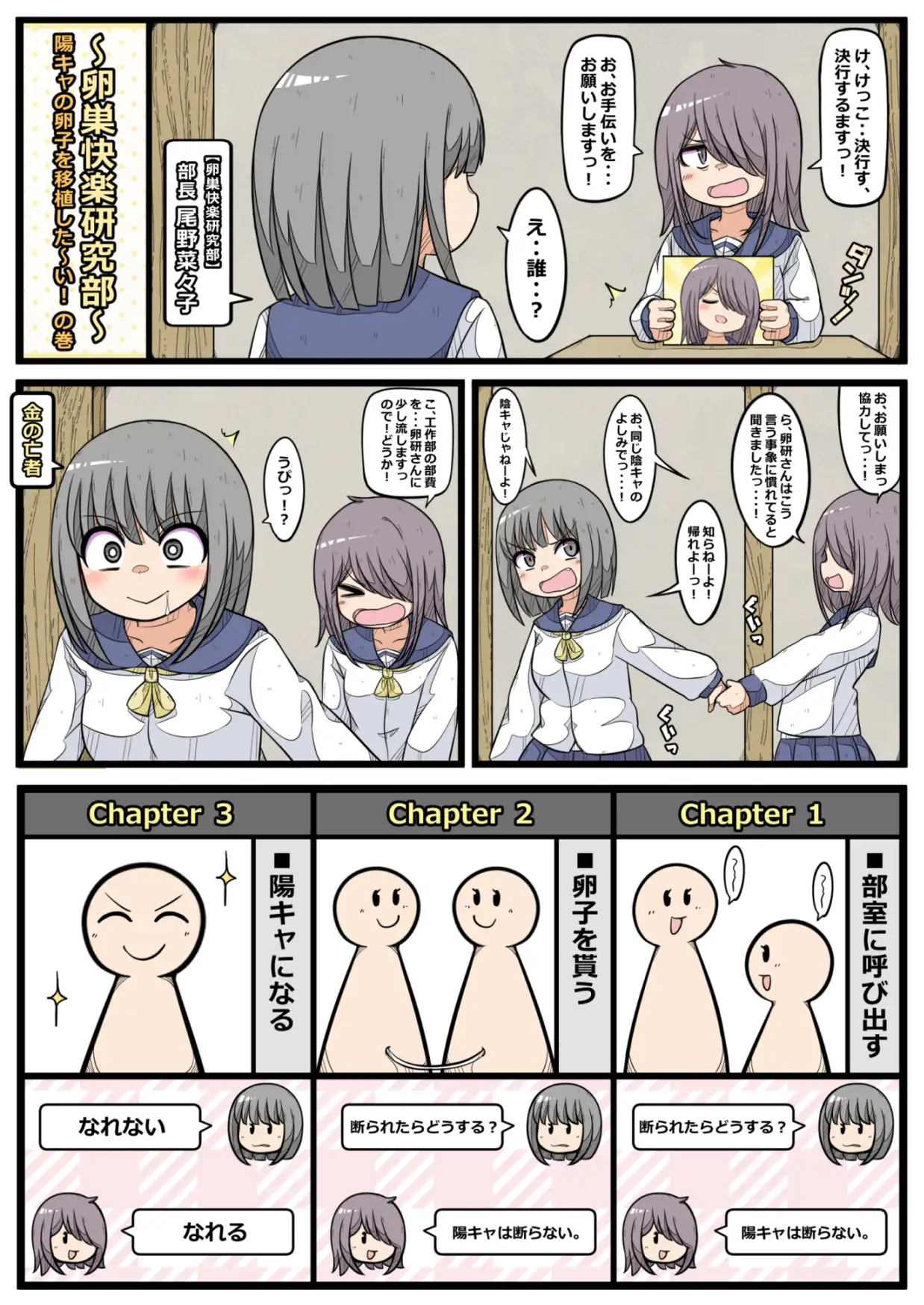 卵巣快楽研究部(6)～陽キャの卵子を移植した～い！の巻き～