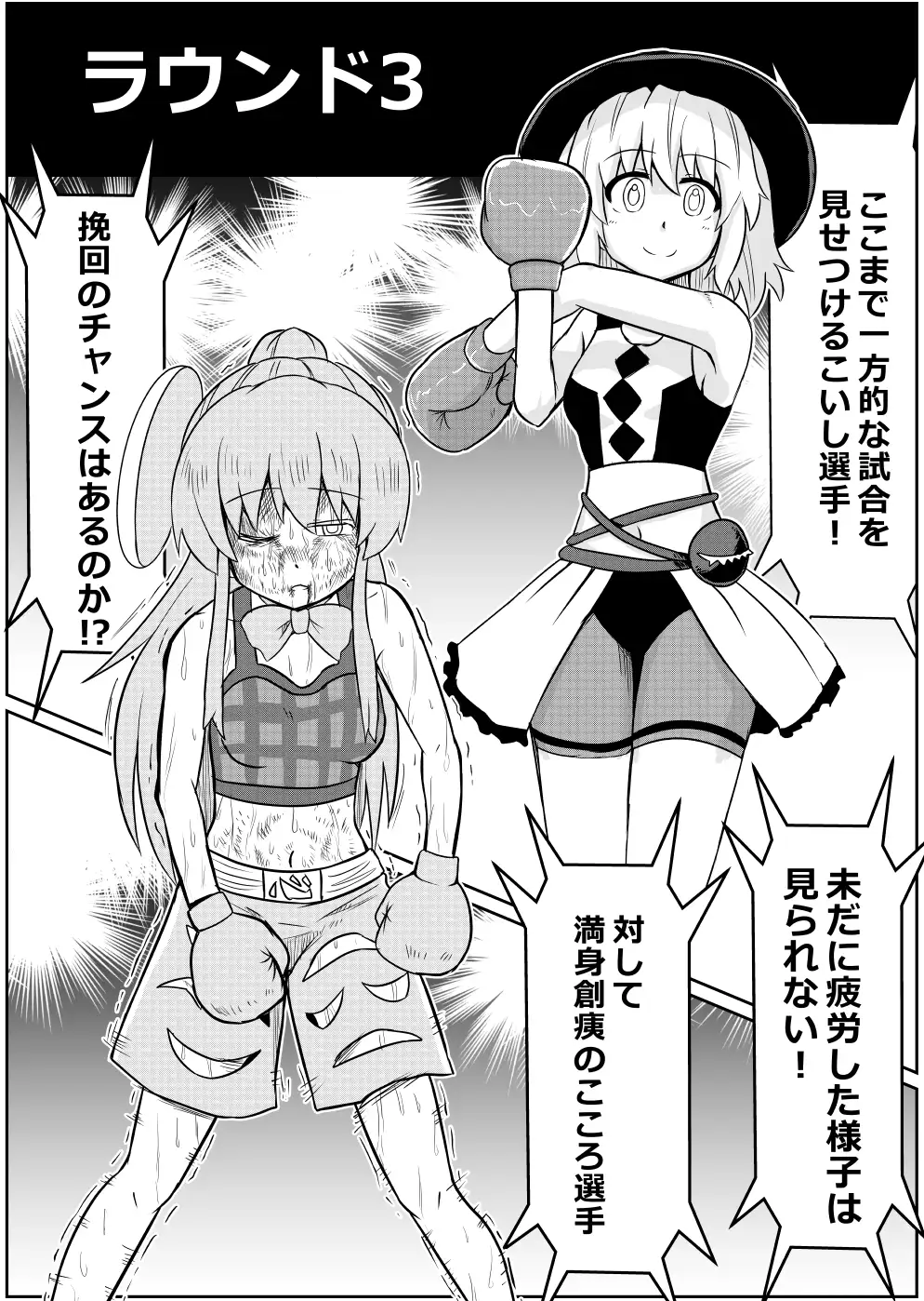 東方拳闘士こころVSこいし前編・後編まとめ