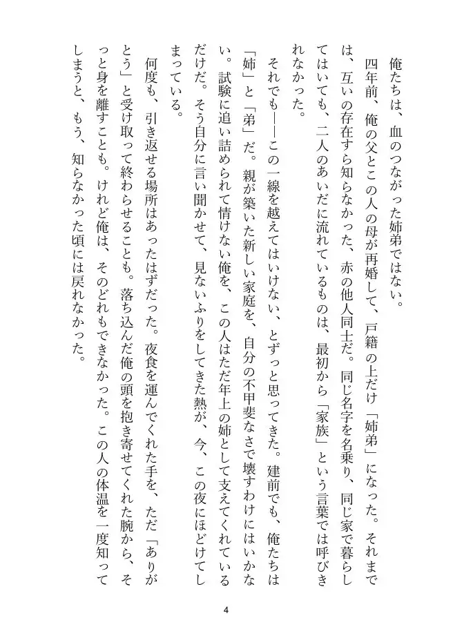【義姉×義弟】受験を支える義姉は、二人きりの夜だけ崩れる