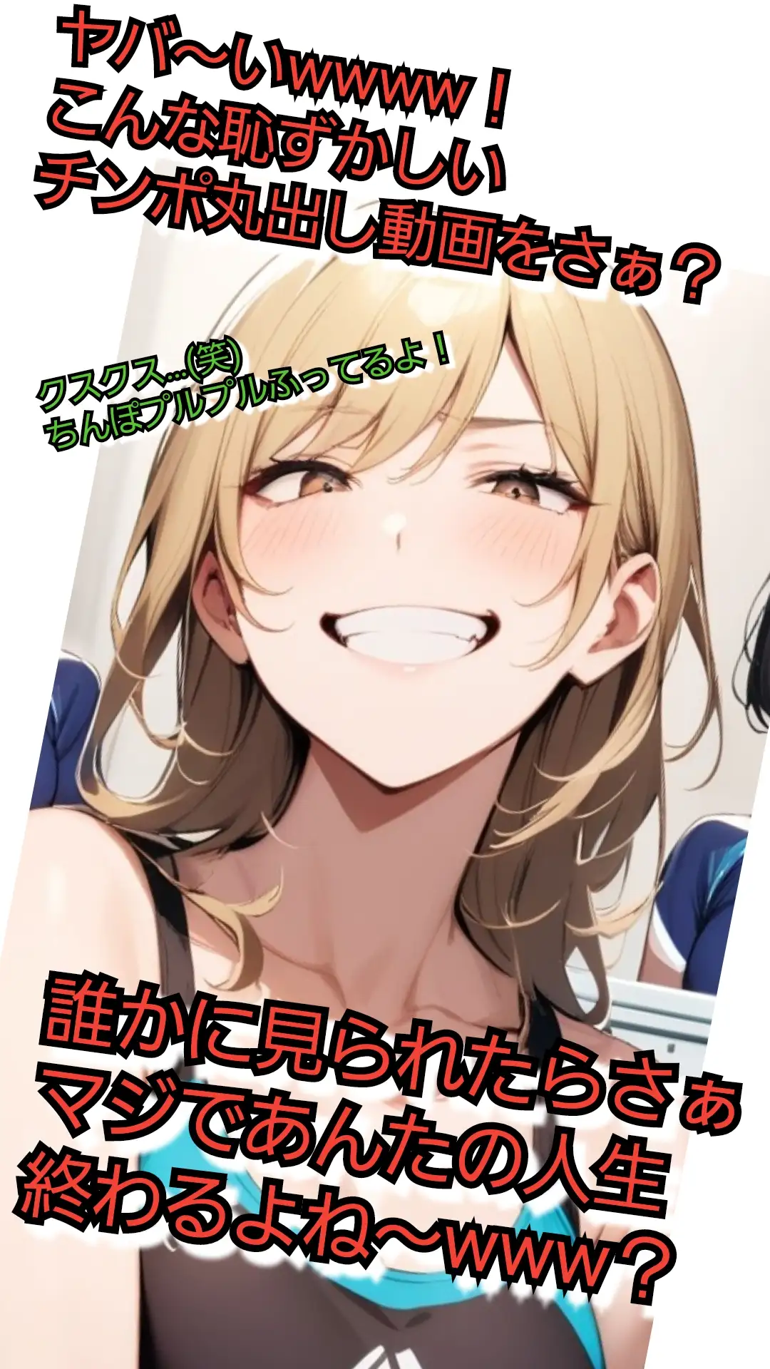 いじめっ娘倶楽部のSPHボイス 晒される短小包茎おちんちん·水泳部編 【第1話】屈辱羞恥のおちんちん撮影会