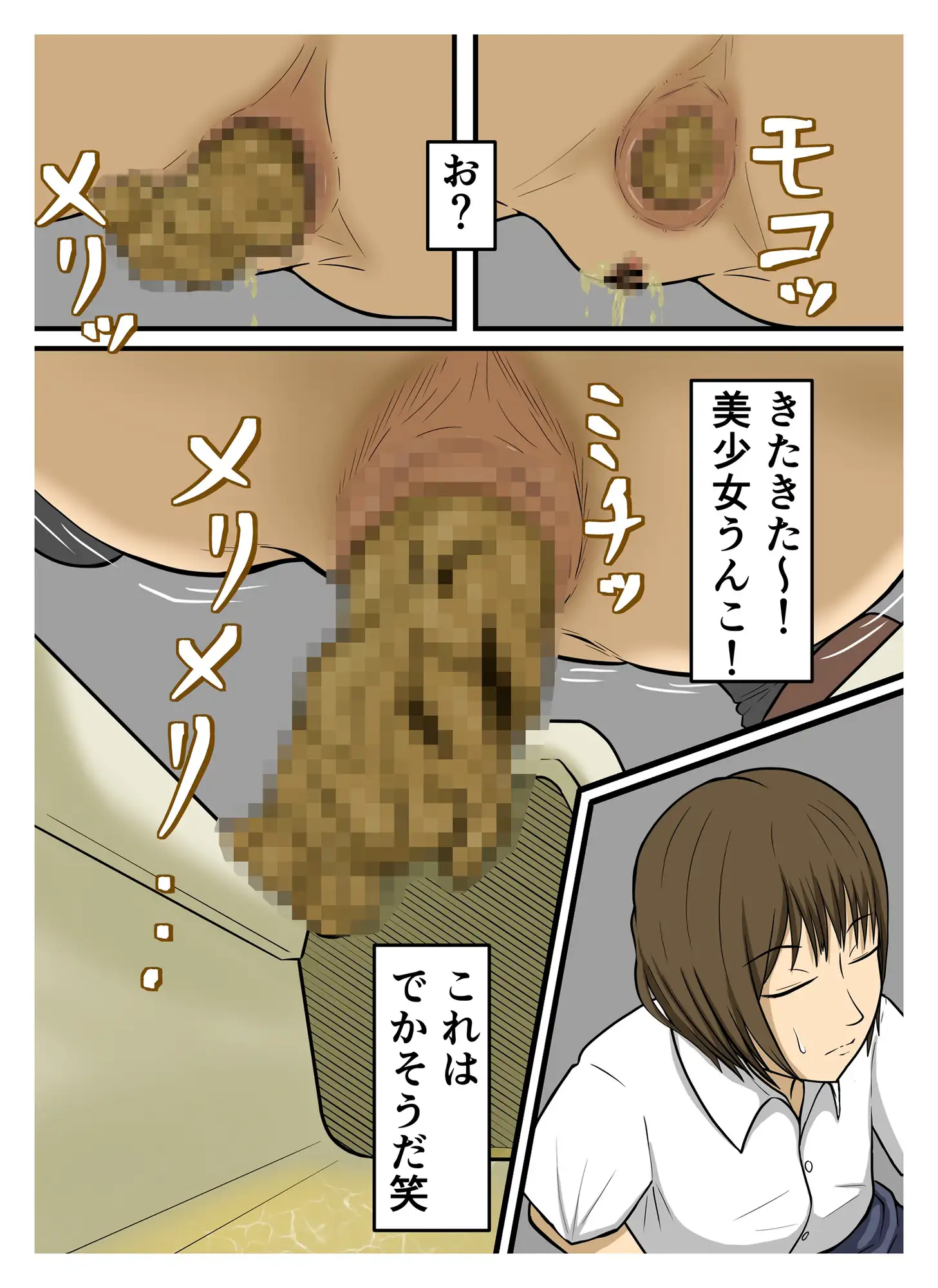 トイレの水止めて排泄物回収