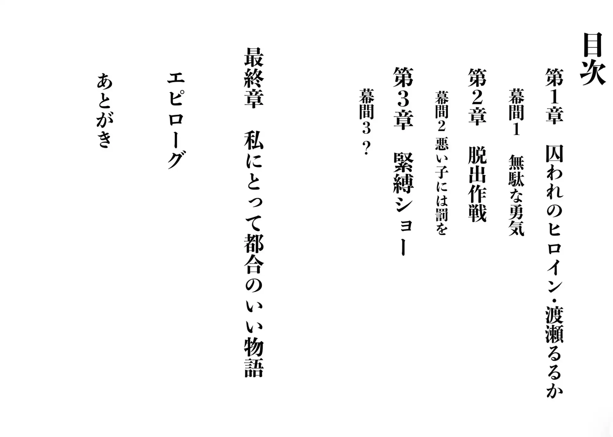 囚われの姫症候群(シンドローム)