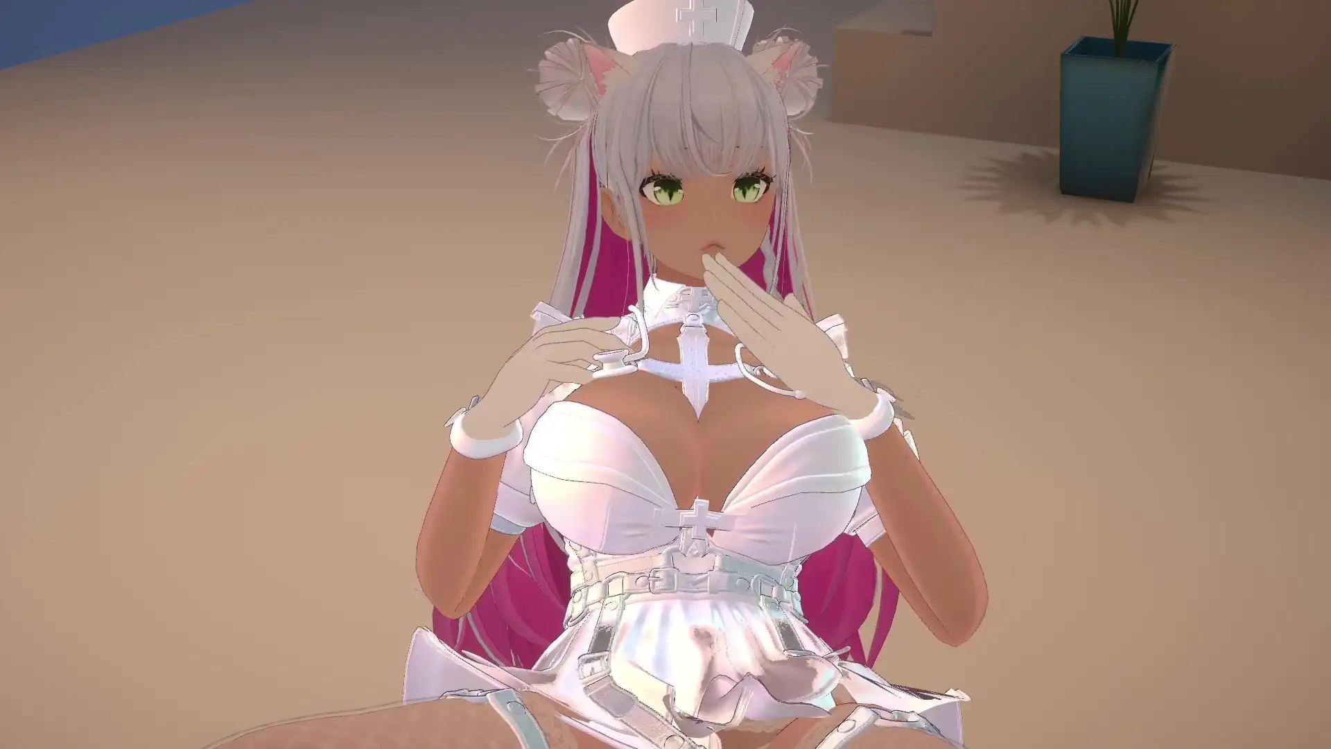 【♡ドすけべポーズ乱舞♡】アイテム連動チャレンジ完全達成♡フルトラッキングinポプロハウス!アーカイブ!!