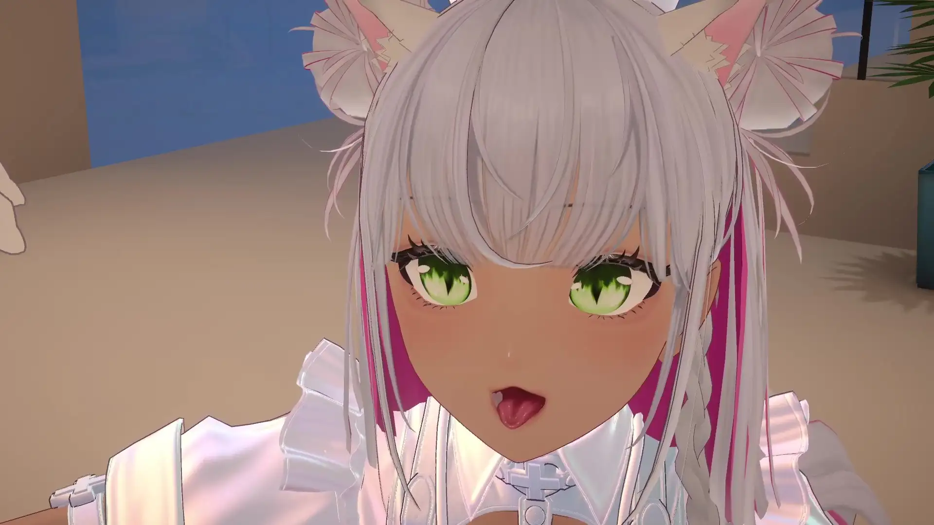 【♡ドすけべポーズ乱舞♡】アイテム連動チャレンジ完全達成♡フルトラッキングinポプロハウス!アーカイブ!!