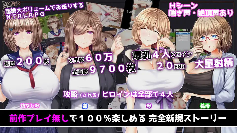NTRレRPG オチカノ-Another- ～僕だけだった皆が他人に堕ちた理由を教えて～