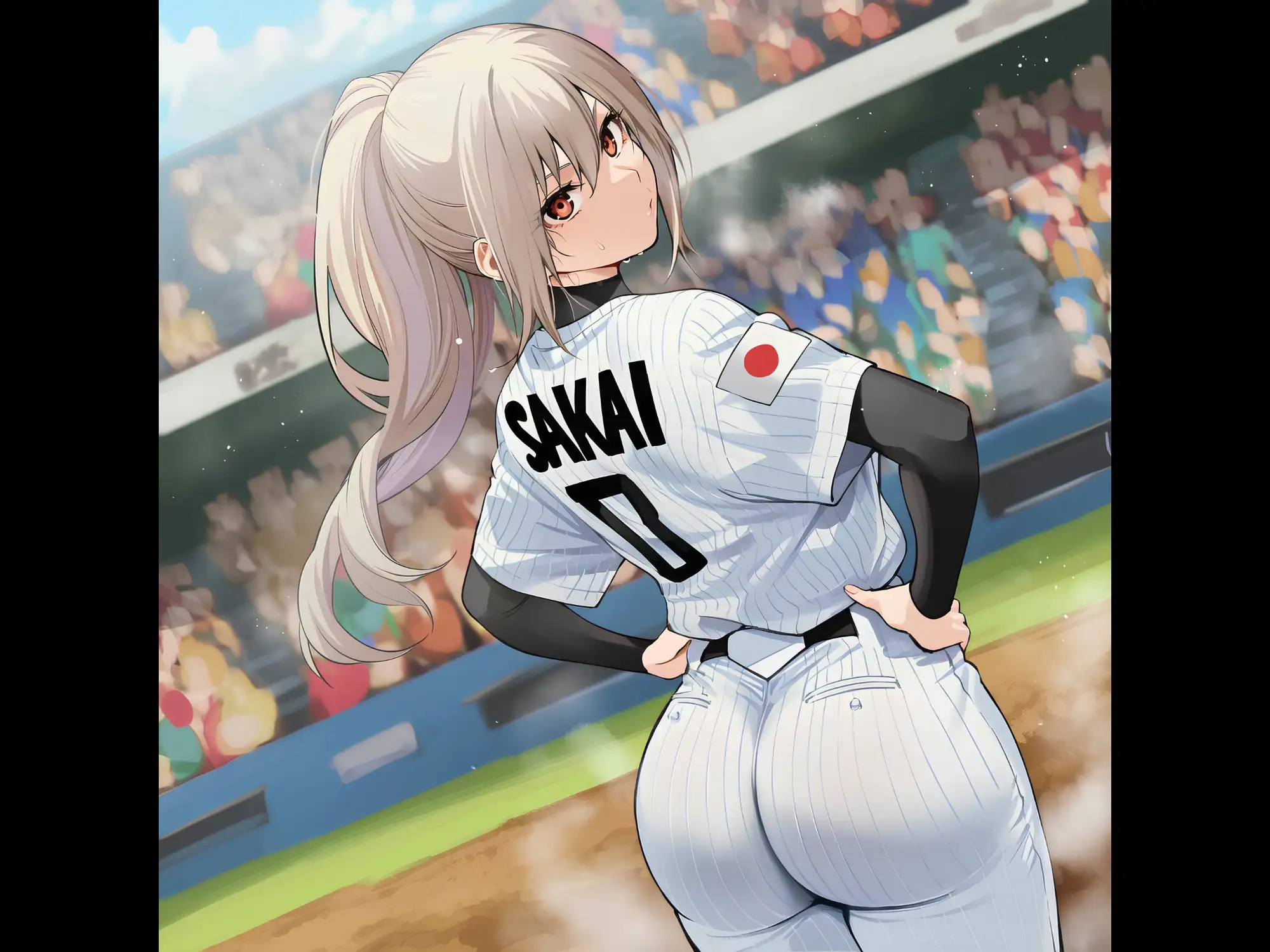 黒人コーチのデカちんぽで寝取られ報告する女子野球と寝取られマゾオス【KU100】