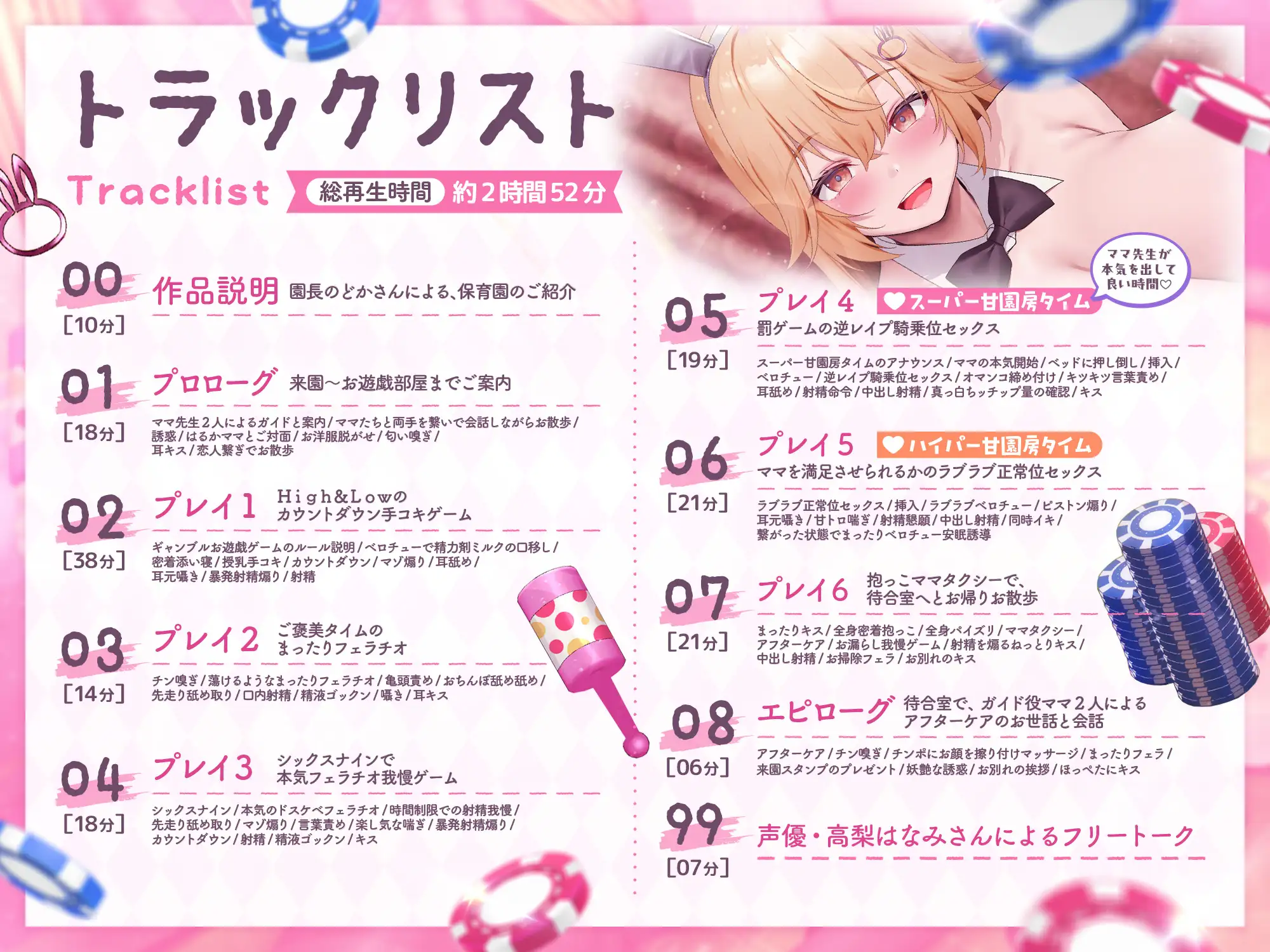 【初来演ver同梱】大人赤ちゃんのためのエッチな保育園 甘園房 はるかママ ~エッチなギャンブルお遊戯で真っ白ちっチップ搾り取ってあげまちゅ~【早期購入特典付き】