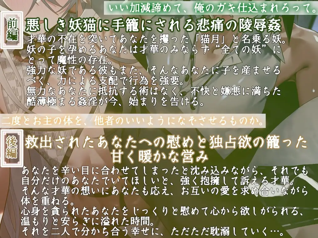 僕の子供を身籠って♡弍 〜前編・略奪の妖猫と蹂躙される愛 / 後編・どうか儂だけに愛されて〜