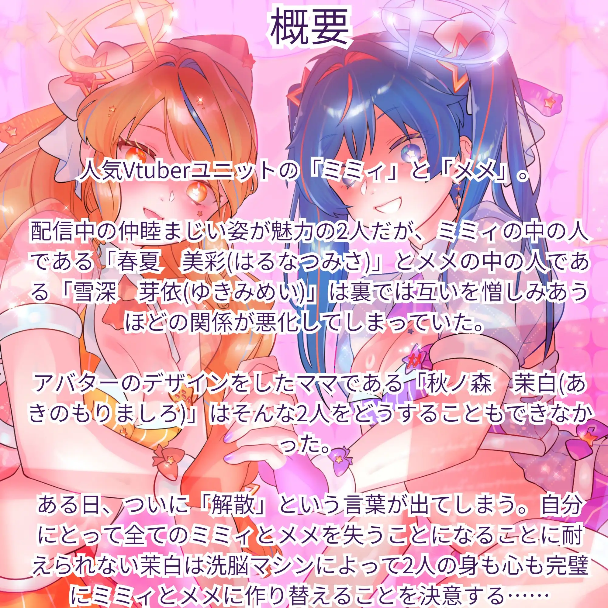 【機械洗脳】あなたたちは私の理想のVtuber ～不仲の二人が機械で人格上書きされて完璧な百合ユニットへと変わる～【KU100】