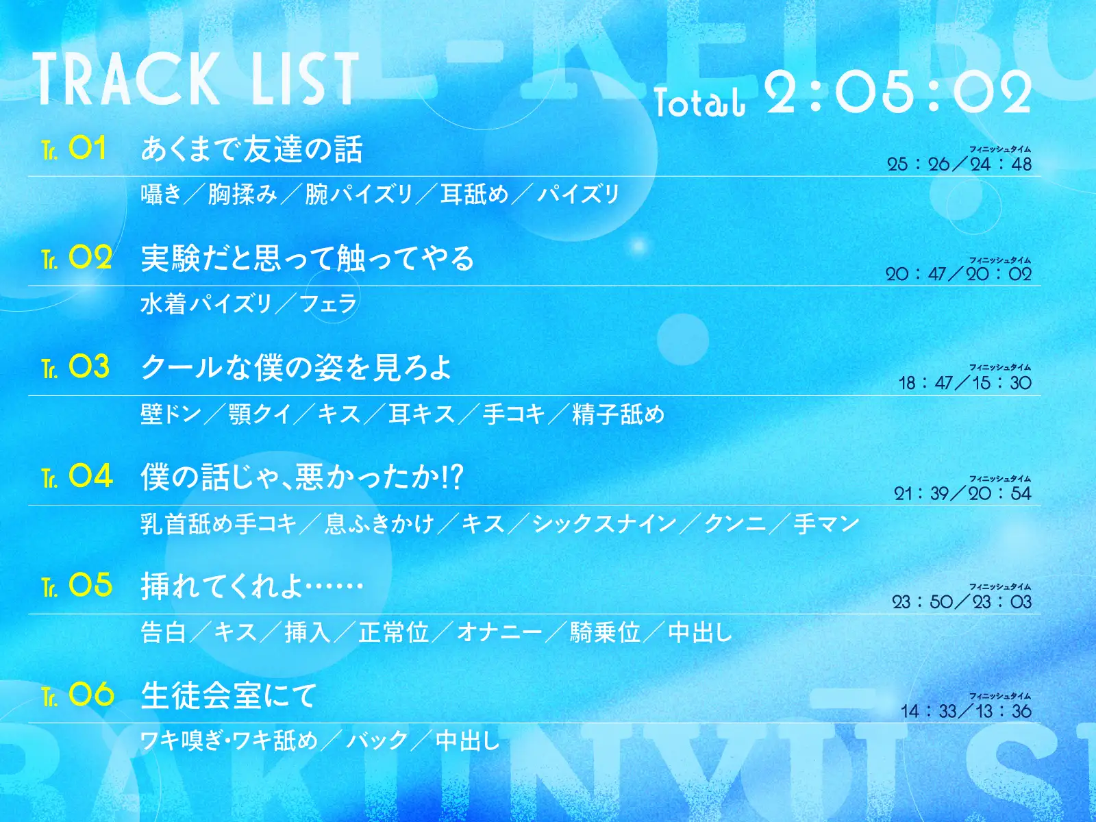 【KU100/2時間】クール系ボーイッシュ王子様が爆乳競泳水着で誘惑してくる話【男性受け/密着囁き】
