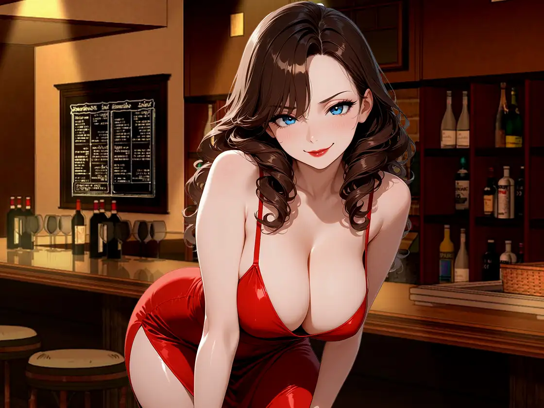 こんな時間に来てくれてありがとう！10年ぶりに訪れたスナック、閉店後ママと二人きりキスから始まる急激なエスカレート