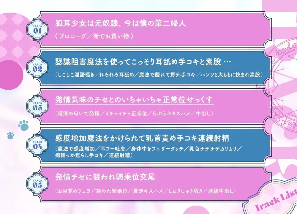 【心情代弁×睡眠○Live2D付】元奴○の天使系ケモ耳〇リと発情甘々ご奉仕えっち【ボクの理想の異世界生活ASMR】