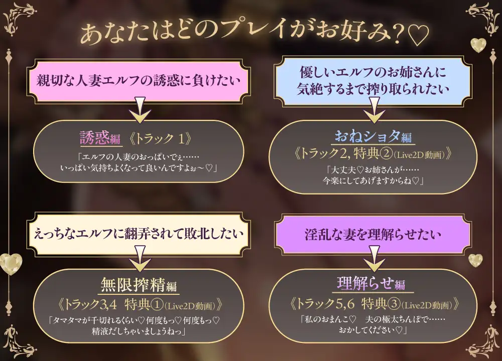 【敗北確定】巨乳人妻エルフは欲求不満 ～人間さんはただのオモチャ♡(※ただし旦那には敵いません♡)Pカップのむちむちボディで身も心も搾り尽くしますっ♡～