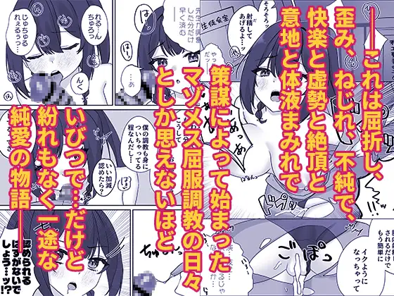 才色兼備の生徒会副会長はマゾメス堕ちしてるのを意地でも認めない