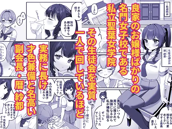 才色兼備の生徒会副会長はマゾメス堕ちしてるのを意地でも認めない