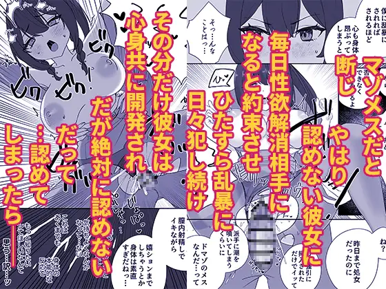 才色兼備の生徒会副会長はマゾメス堕ちしてるのを意地でも認めない