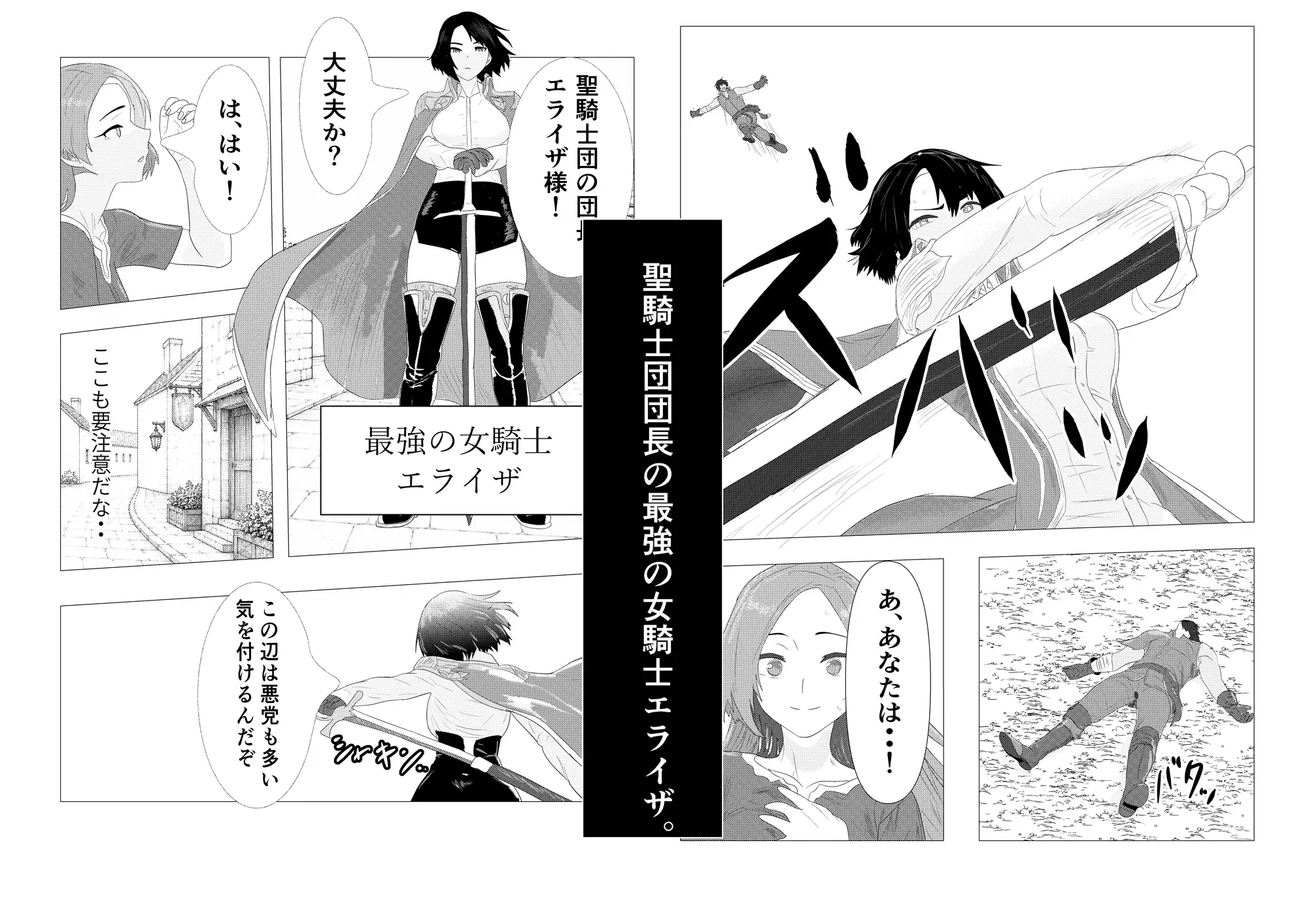気高き女団長が堕ちるまで