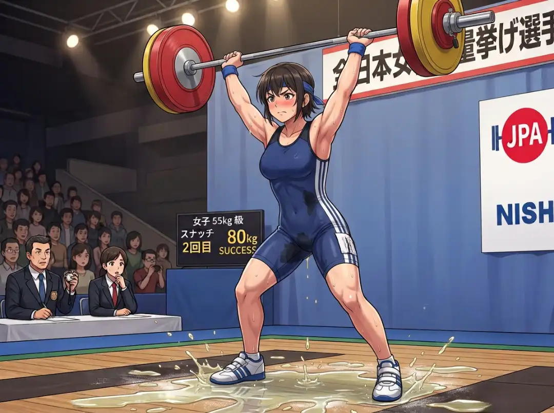 【悲報】美しすぎる重量挙げ美少女、インターハイ決勝で盛大にお漏らししてしまう