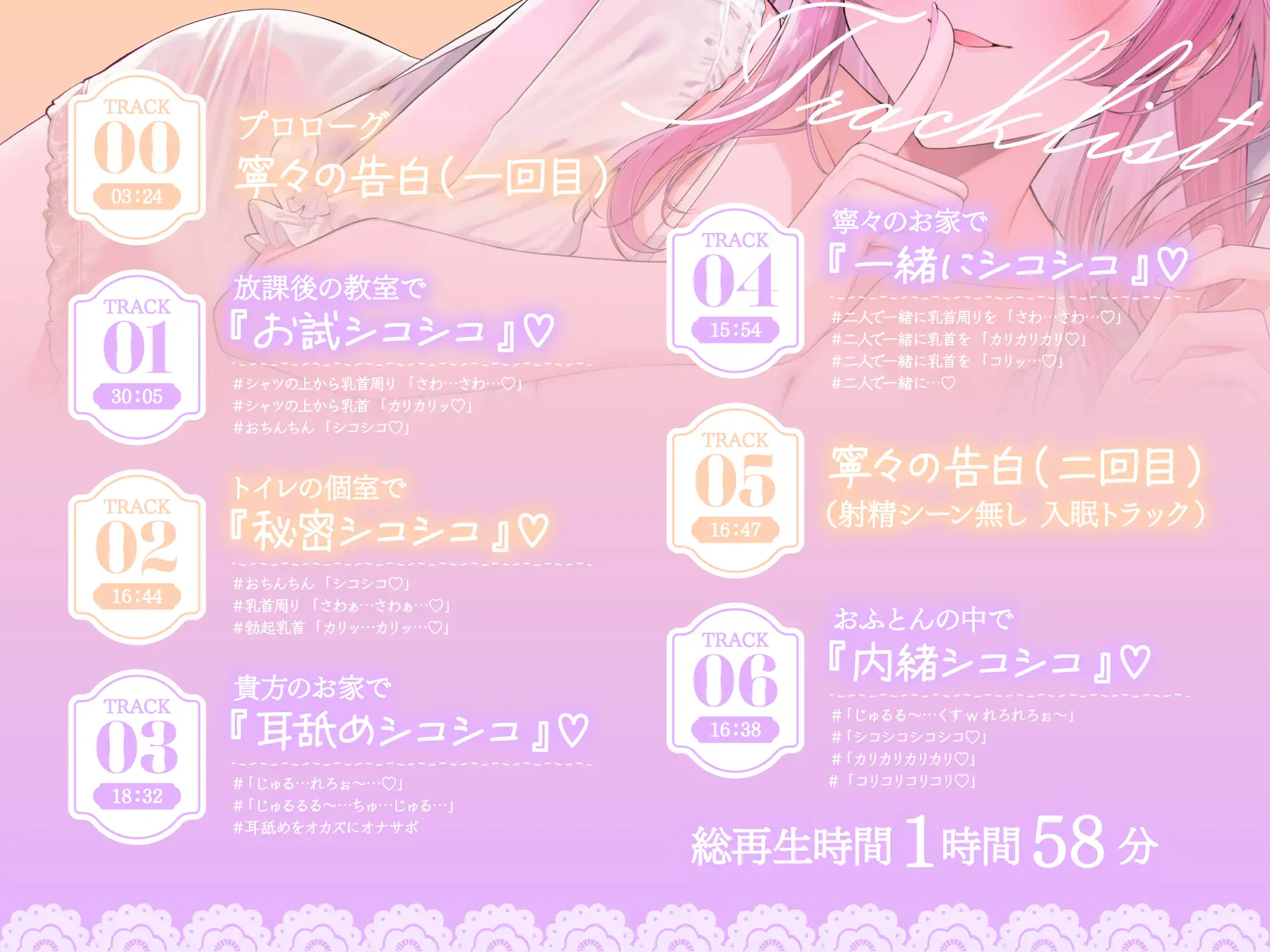 【オナサポ】内緒シコシコ〜彼女に内緒で秘密のシコシコ命令♡「命令されてオナニーしてるだけなら浮気にならないよ?♡」〜