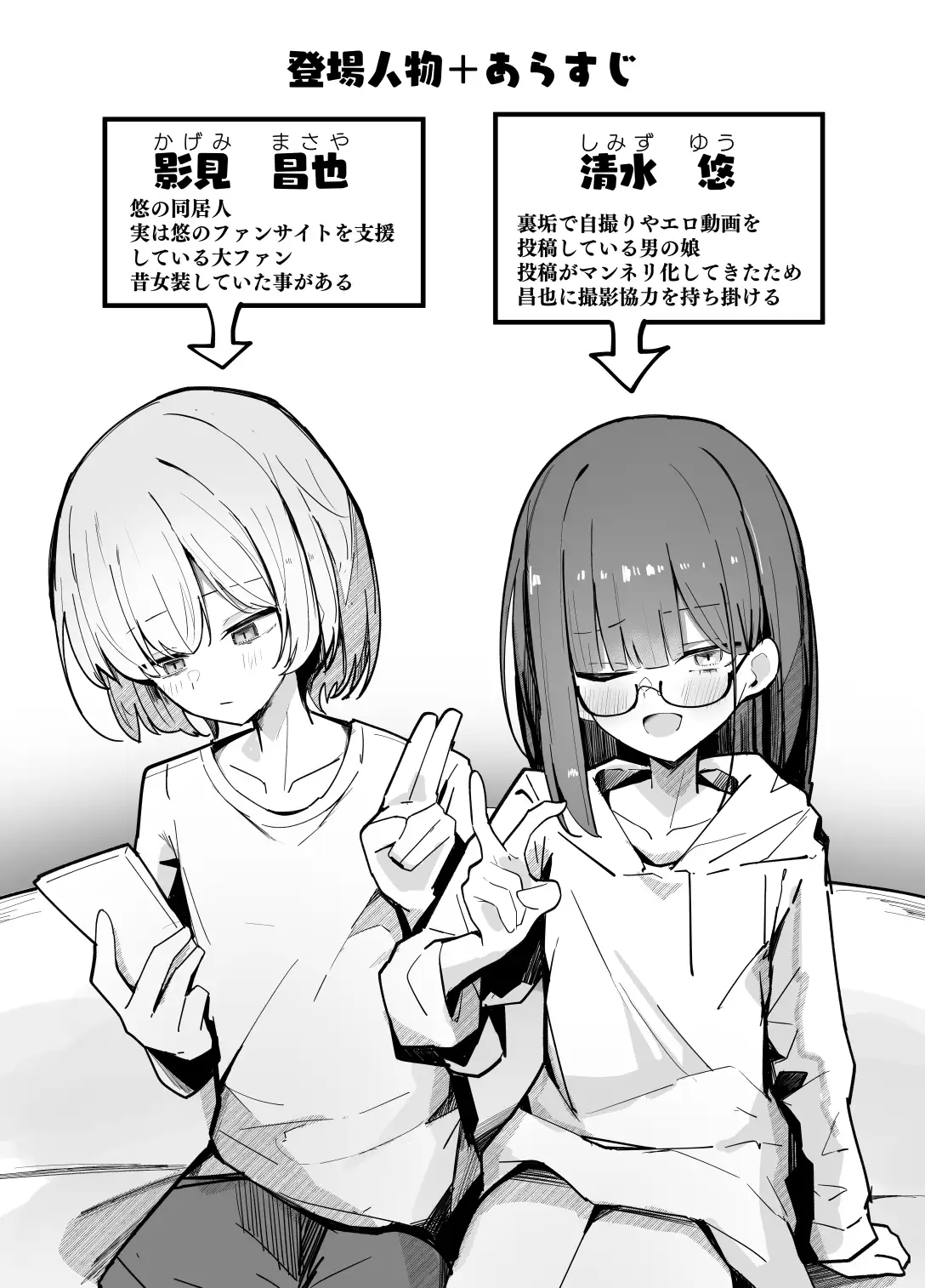 続・裏アカ男の娘と同居人の俺