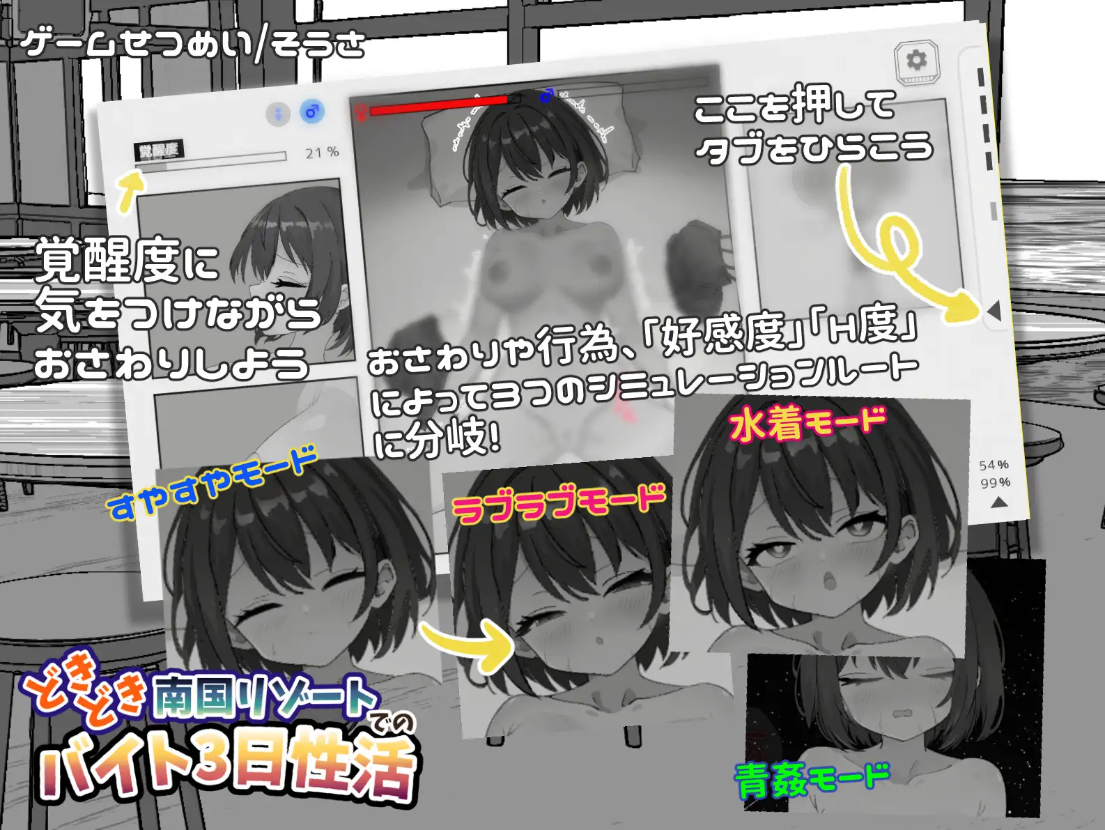 どきどき南国リゾートでのバイト3日性活