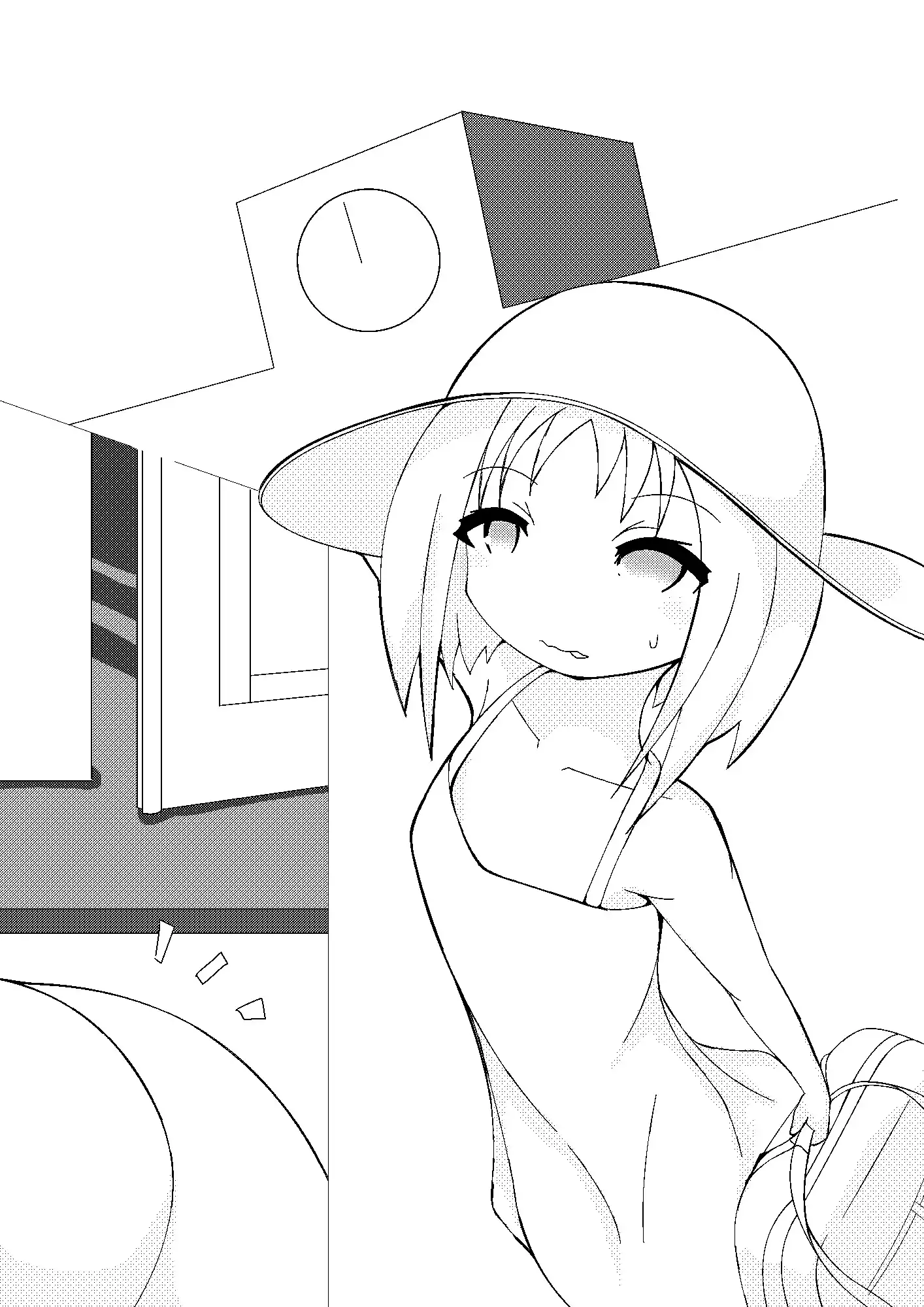 大渓谷に沈む女装