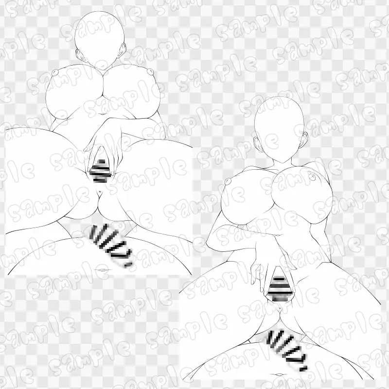 線画素材集[手]134