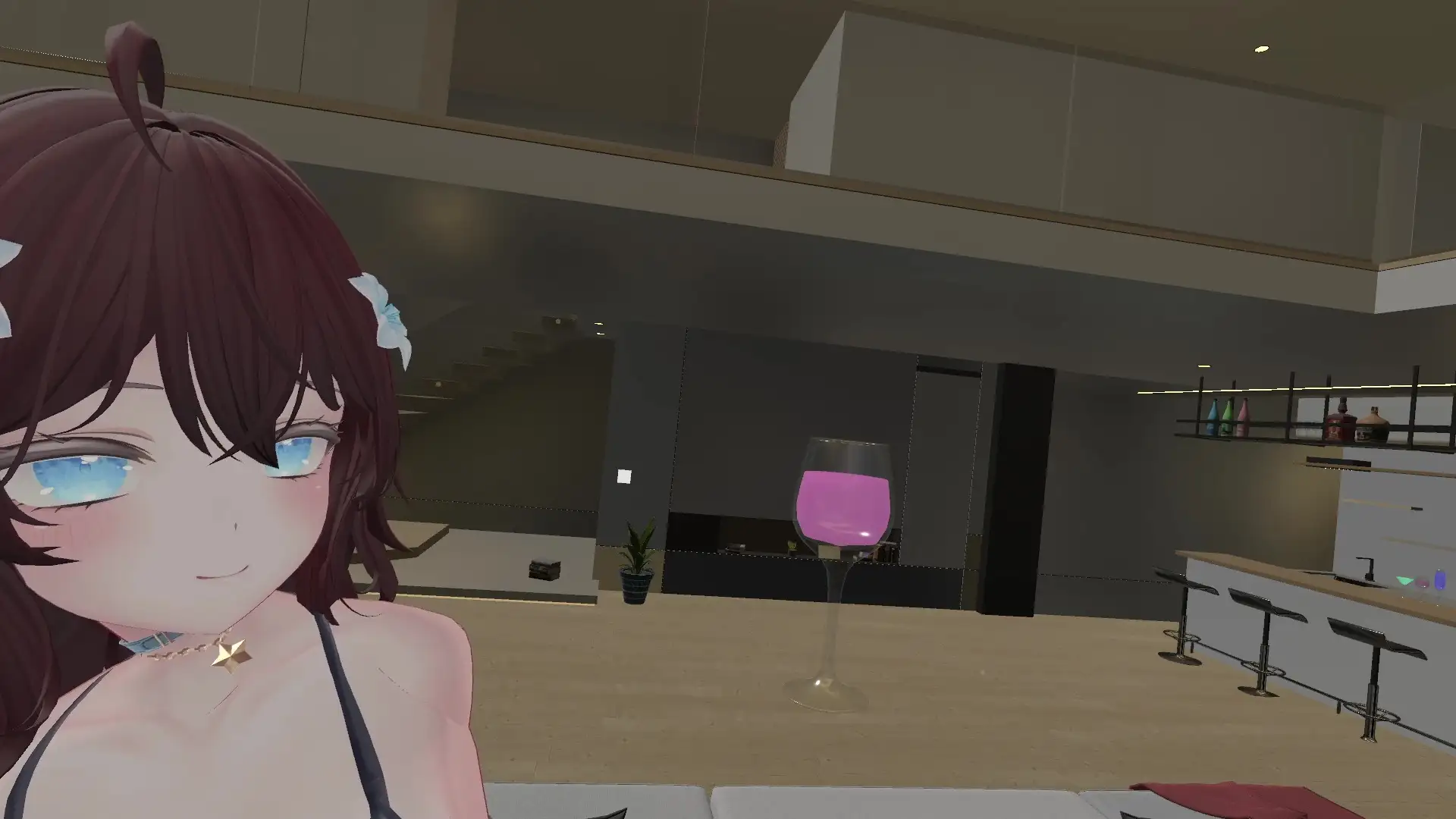 【ChilloutVR】連動フルトラ!100Pで10回スクワットしたよ!!井栗まろん