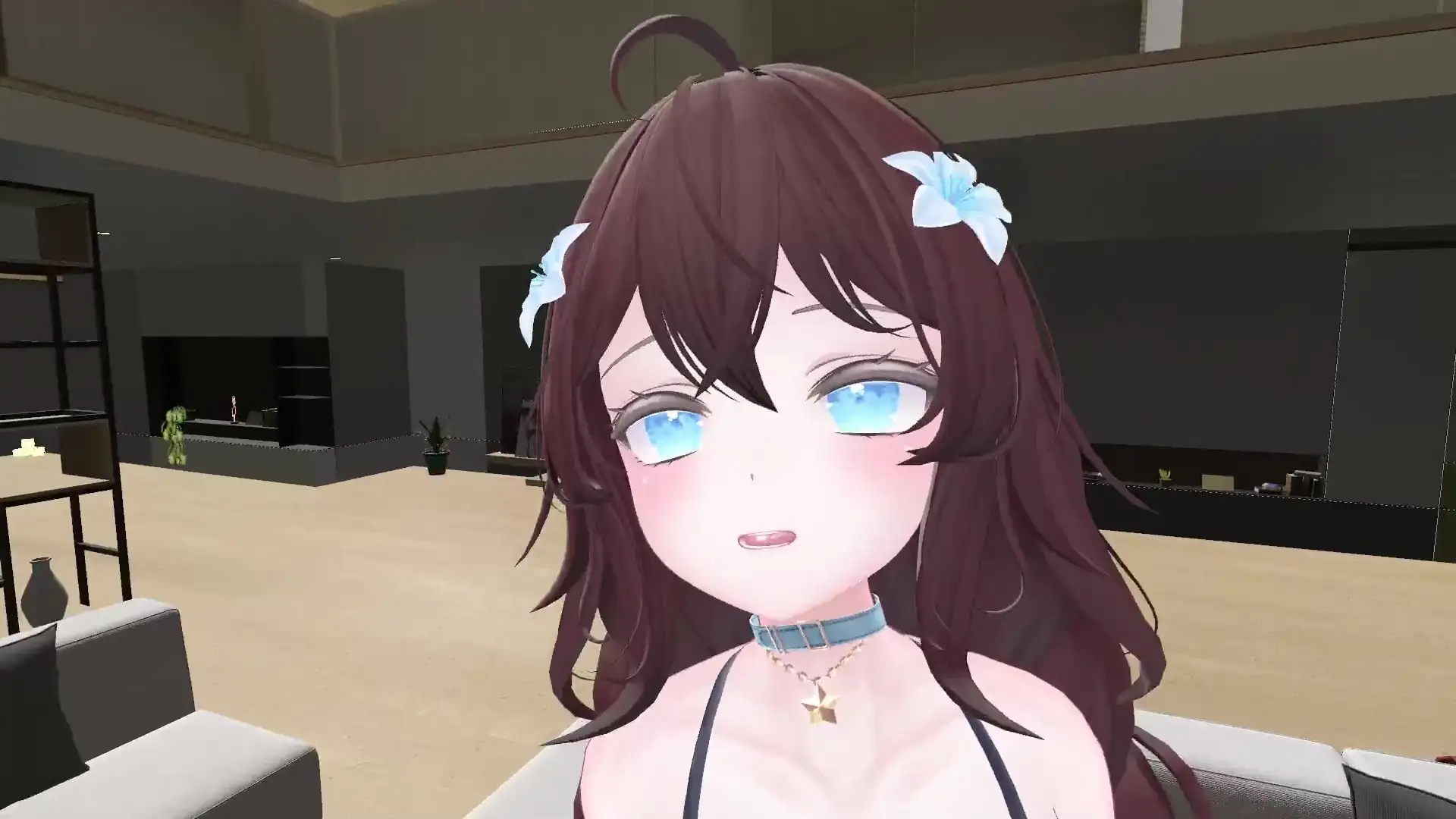 【ChilloutVR】連動フルトラ!100Pで10回スクワットしたよ!!井栗まろん