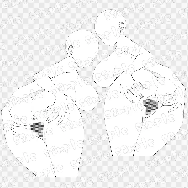 線画素材集[手]135