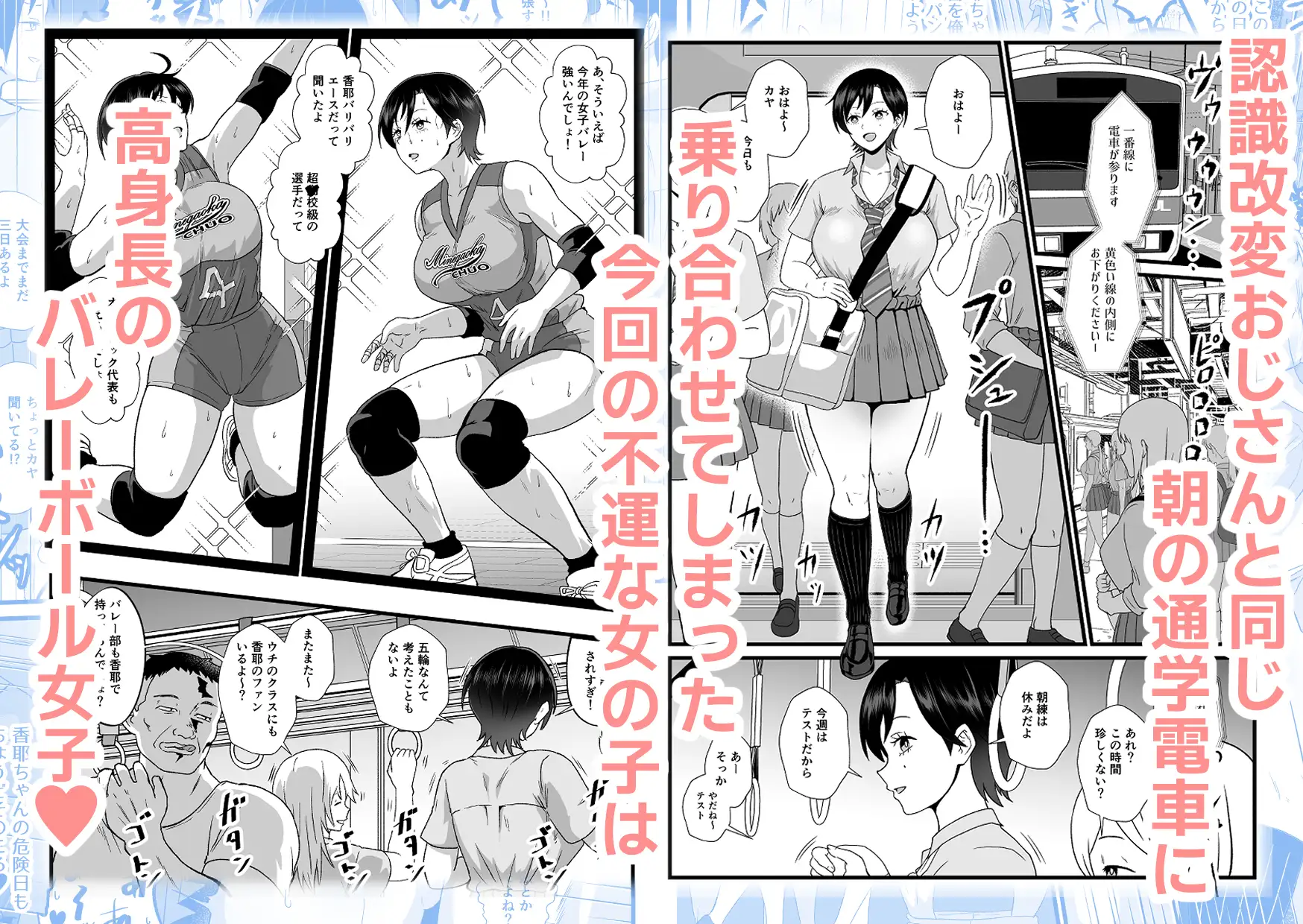 通学電車に現れた認識改変おじさん2