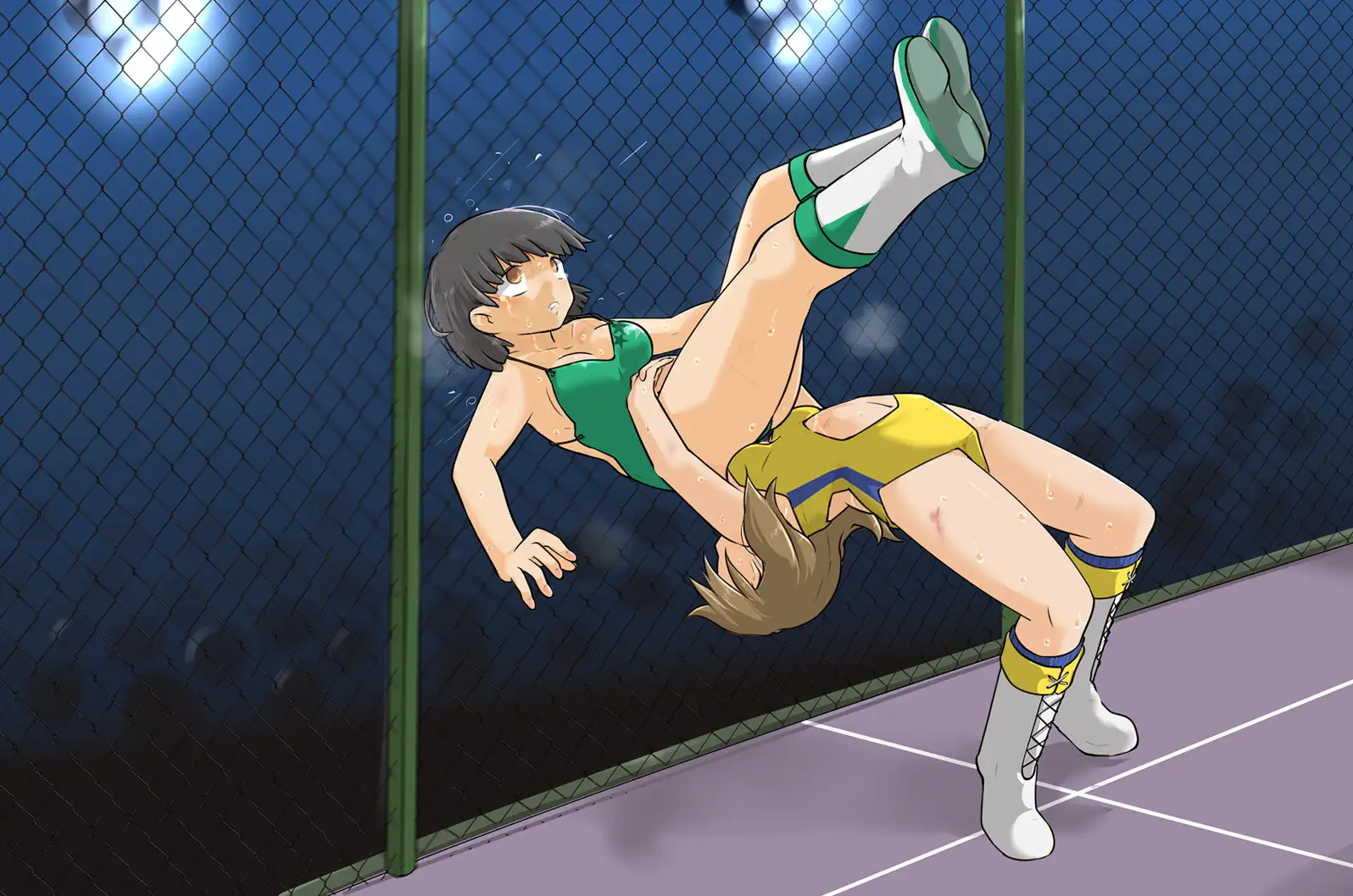 女子プロレスのイラスト集