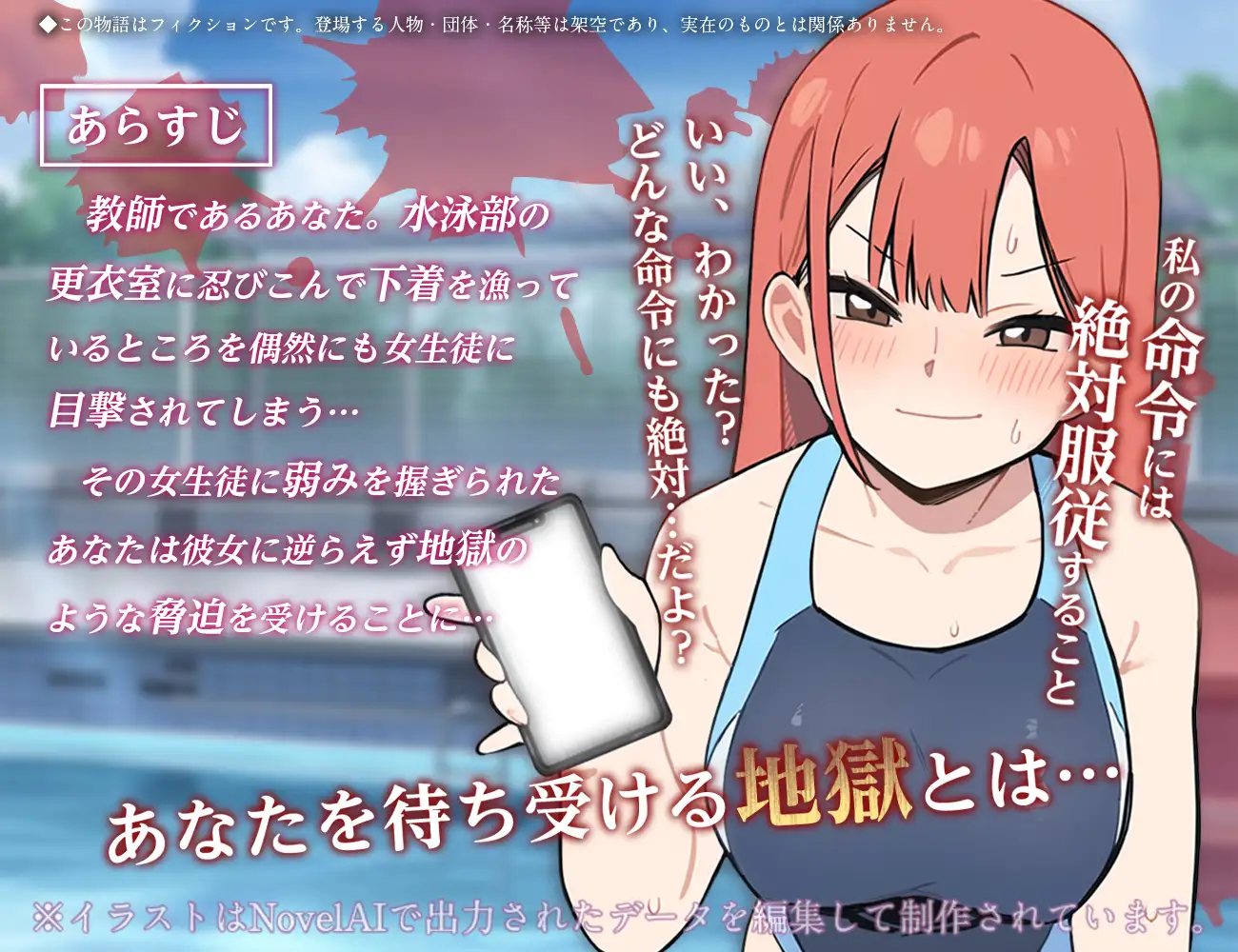水泳部員の生徒による脅迫マゾいじめ