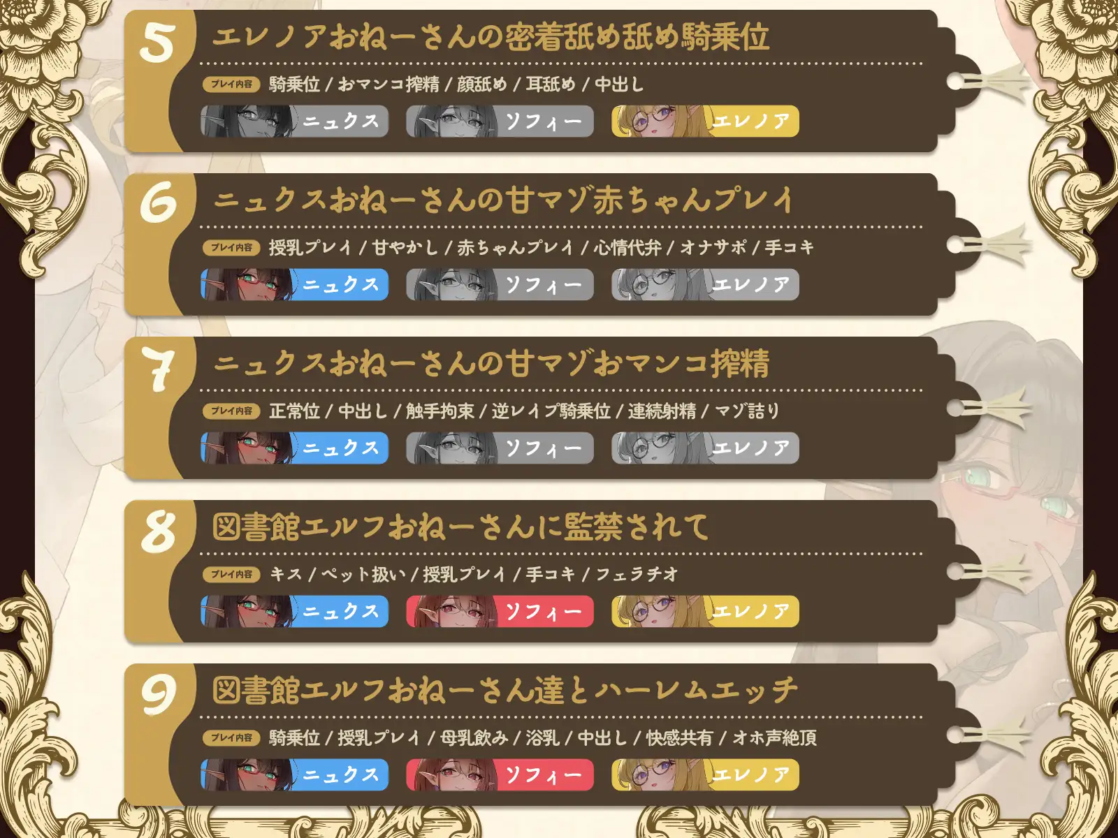 ✅早期購入特典付き✅図書館ではおしずかに♡〜捕まれば即お仕置き♡絶倫本泥棒くんとエルフおねーさんによる魔法図書館脱出ゲーム♪〜【KU100収録】