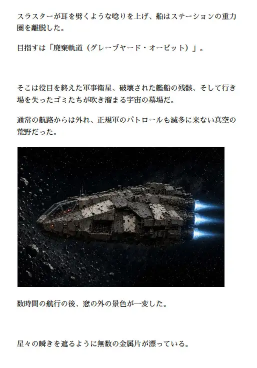 オルガフロンティア:廃棄軌道のシャンデリア