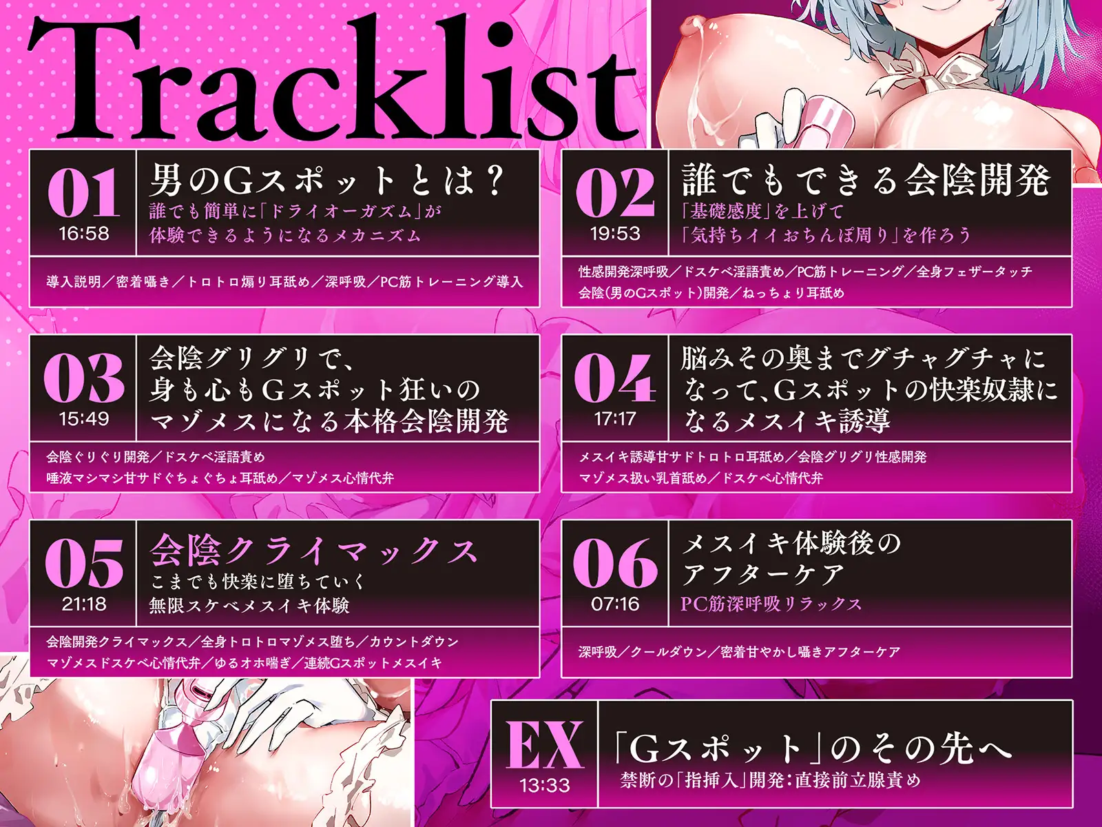 【メス汁だらぁ～ッ♡】男のGスポット開発～会陰グイグイ押し込まれて精子出さず我慢汁昇天～【お手軽ドライオーガズム】