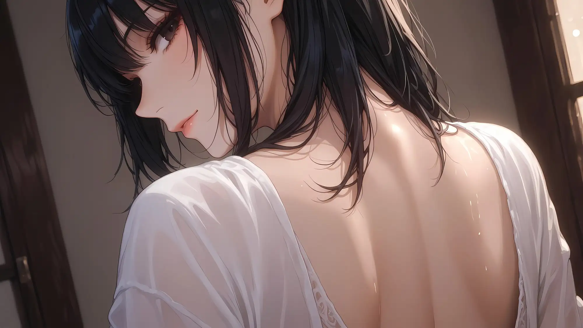 【女教師×偶然の同居】夏休みの夜、女教師の彼女は嘘をやめる