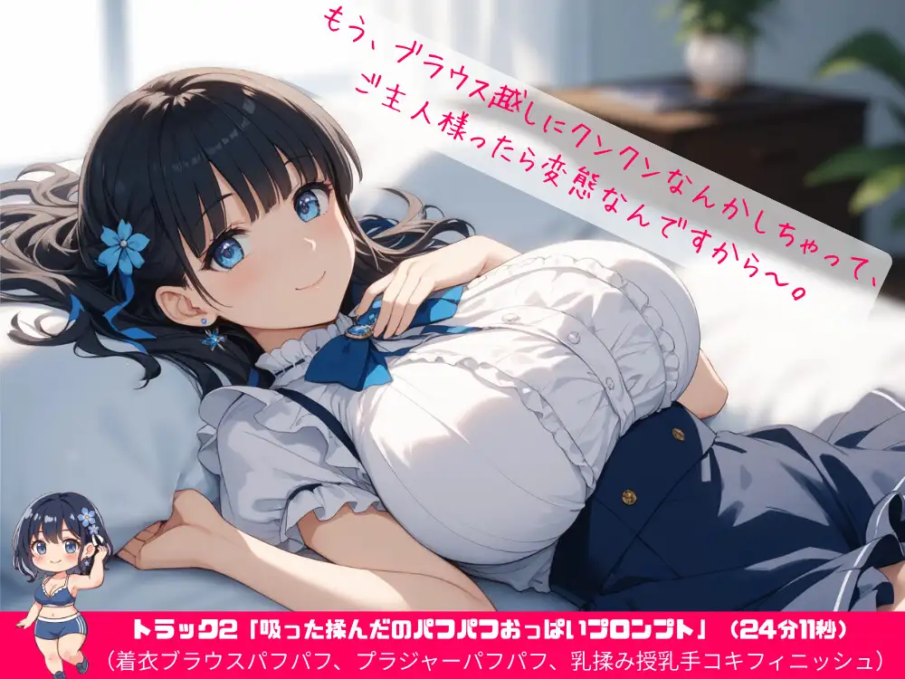 デカ乳AIオナロイドに吸った揉んだのおっぱいプロンプトで特濃ドパ汁三昧!