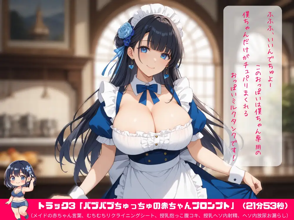 デカ乳AIオナロイドに吸った揉んだのおっぱいプロンプトで特濃ドパ汁三昧!