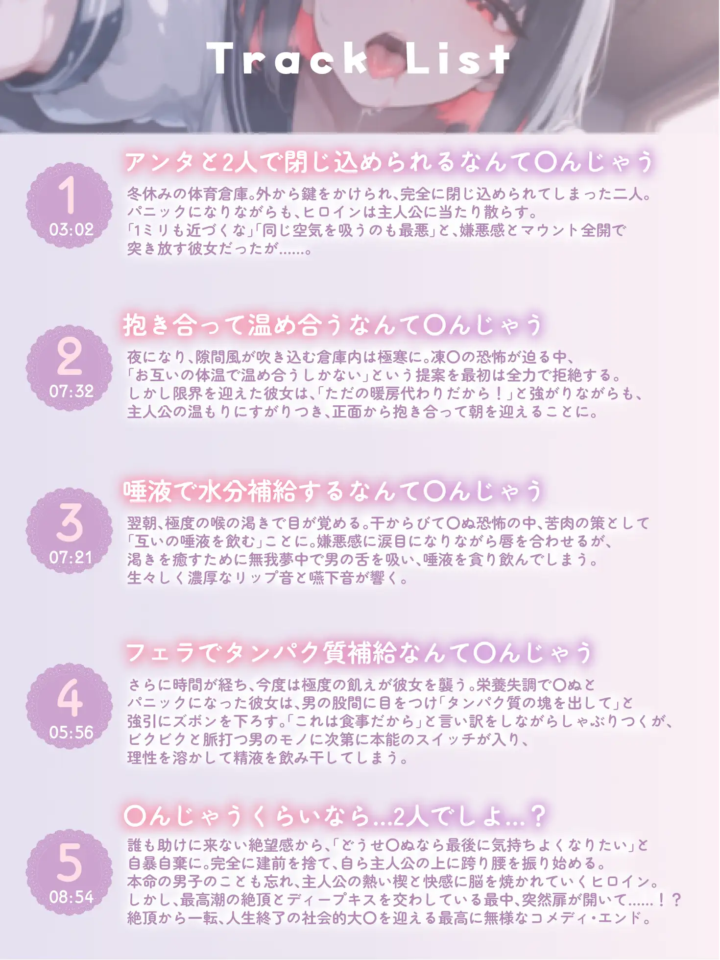 キスして唾液を飲まないと生きて出られない体育倉庫～僕を嫌悪していた一軍女子J〇が甘々に堕ちるまで