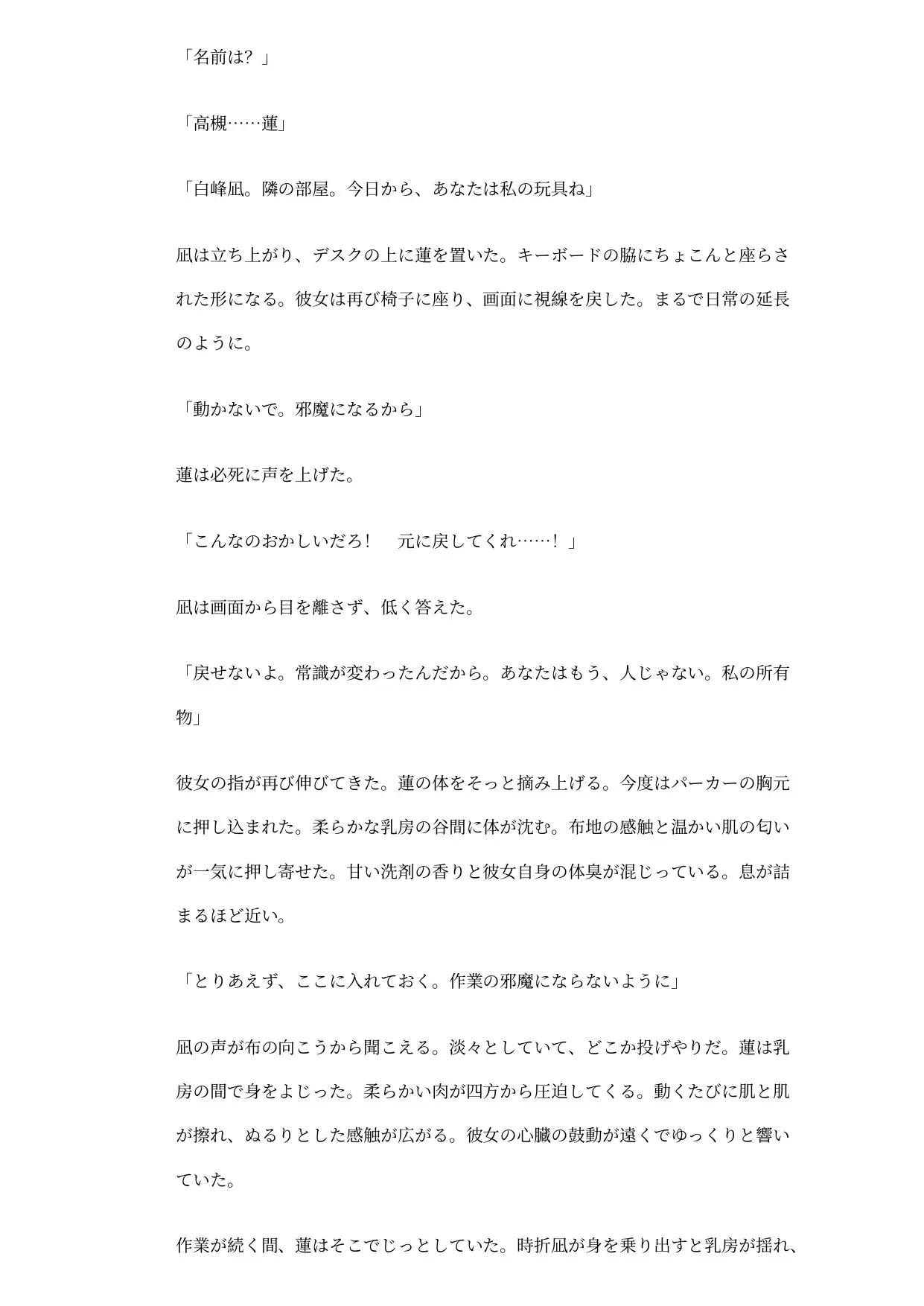 隣人所有契約 ―常識改変の極小おもちゃ―