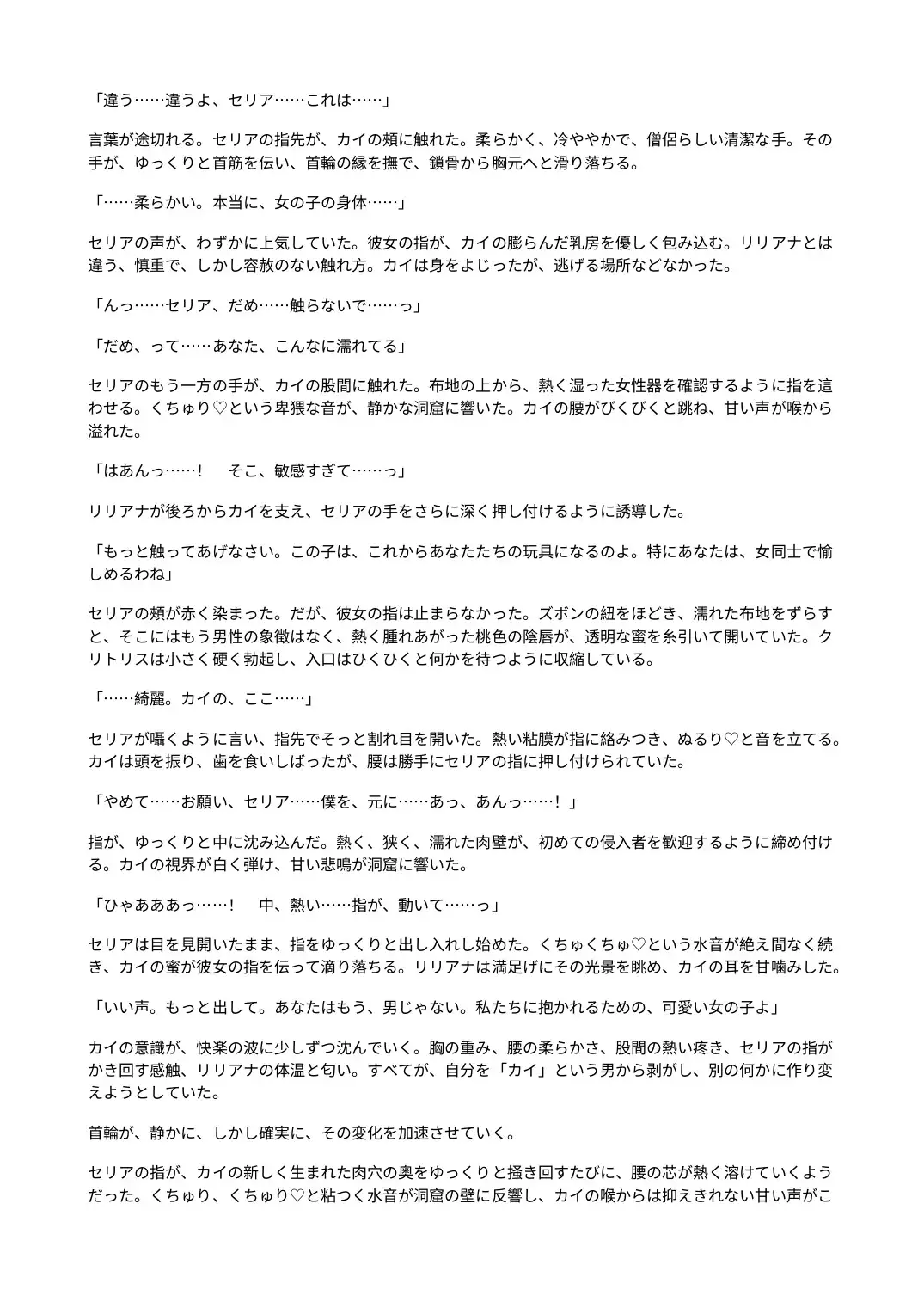 魔導士の首輪 ～強○女体化された冒険者は、元仲間の性処理玩具に堕ちる～